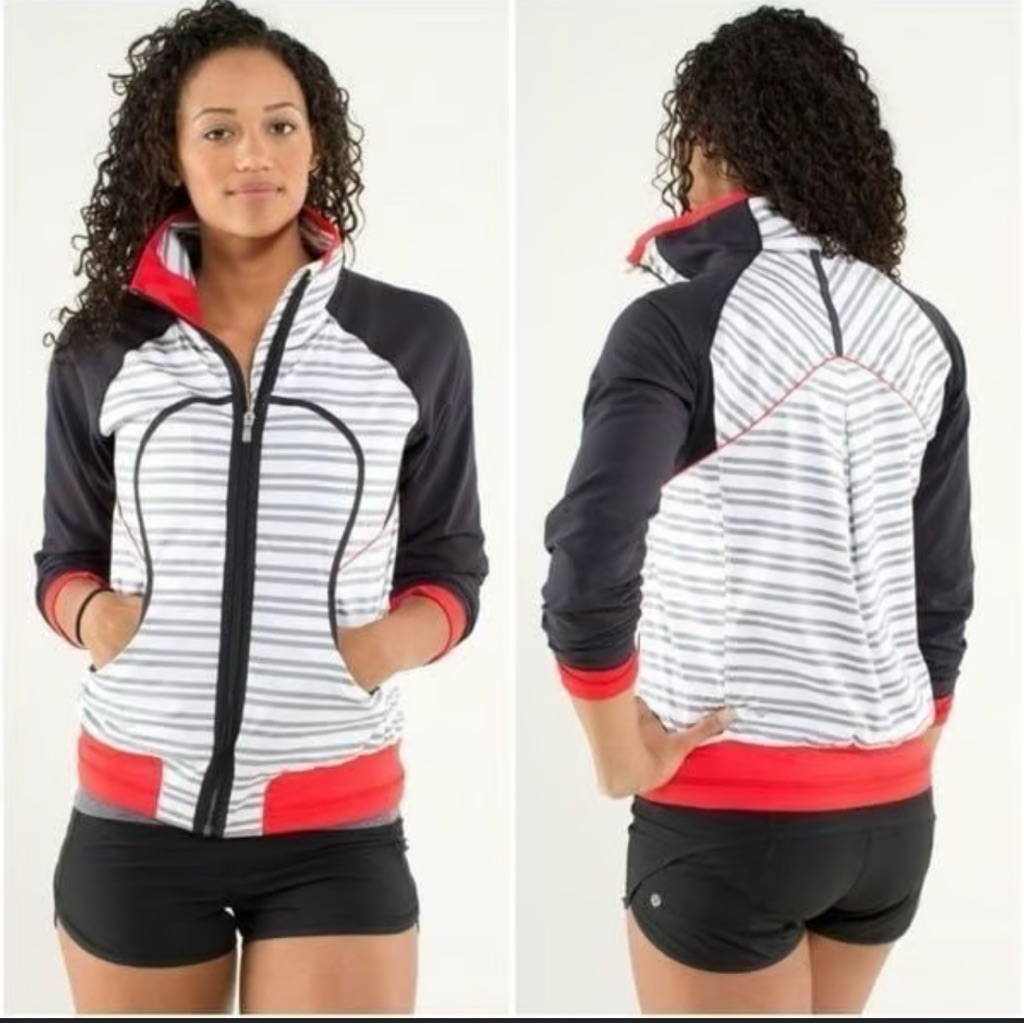 Lululemon Run Track Attack Jacket Athletic Running Workout Women's Size 6